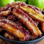 air fryer apple fries - featured image