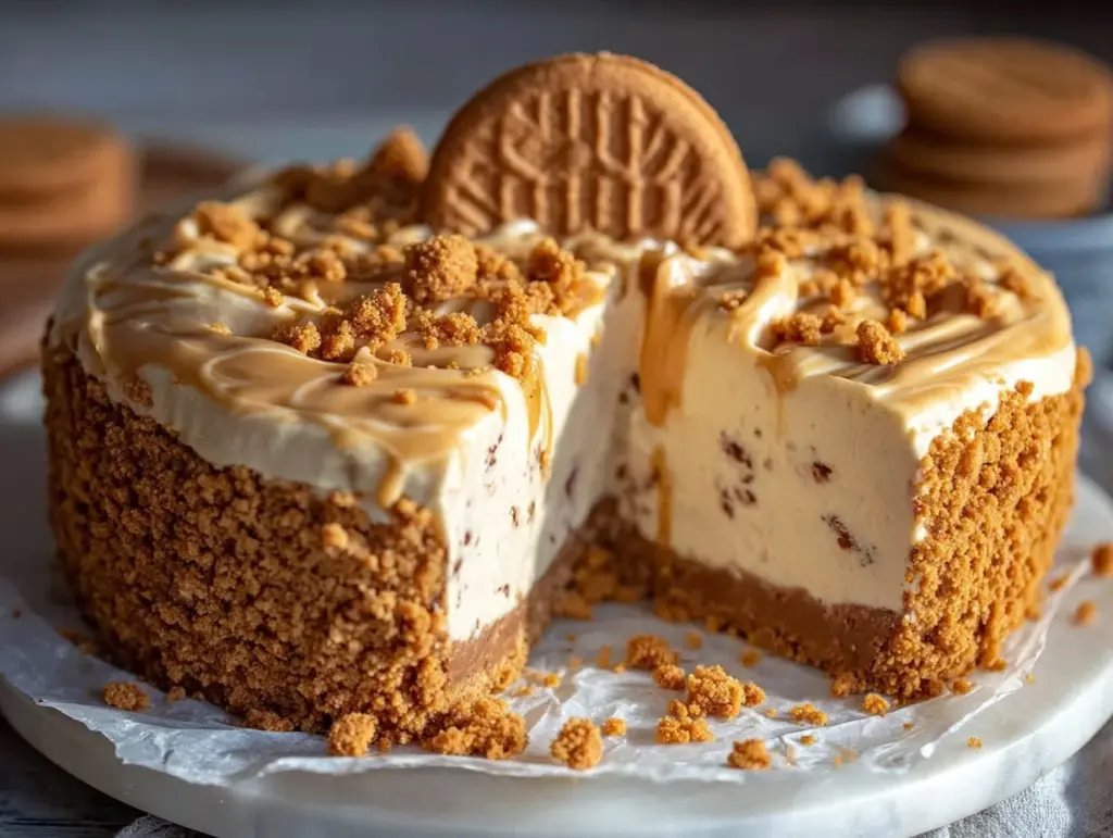 biscoff cheesecake - featured image