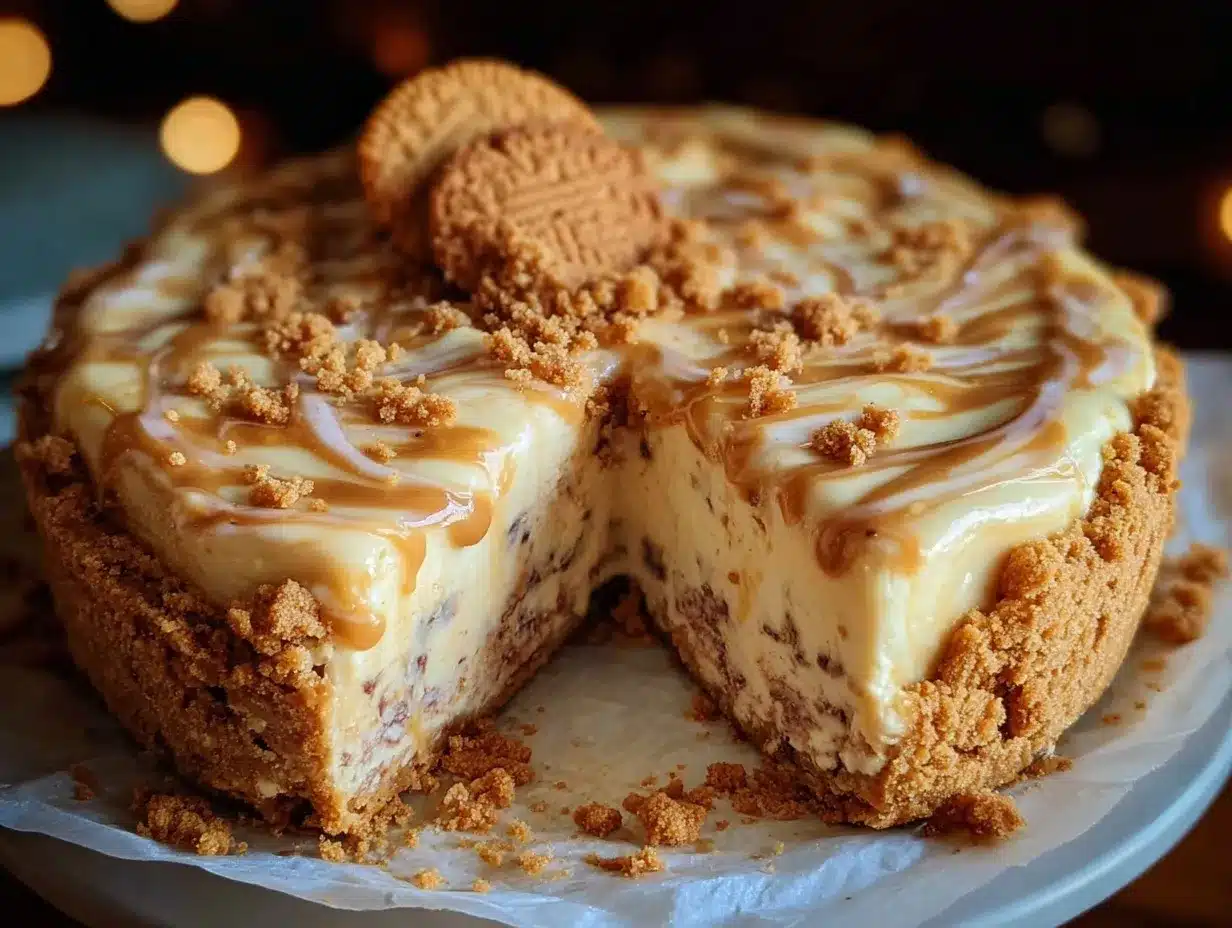 biscoff cheesecake preparation steps