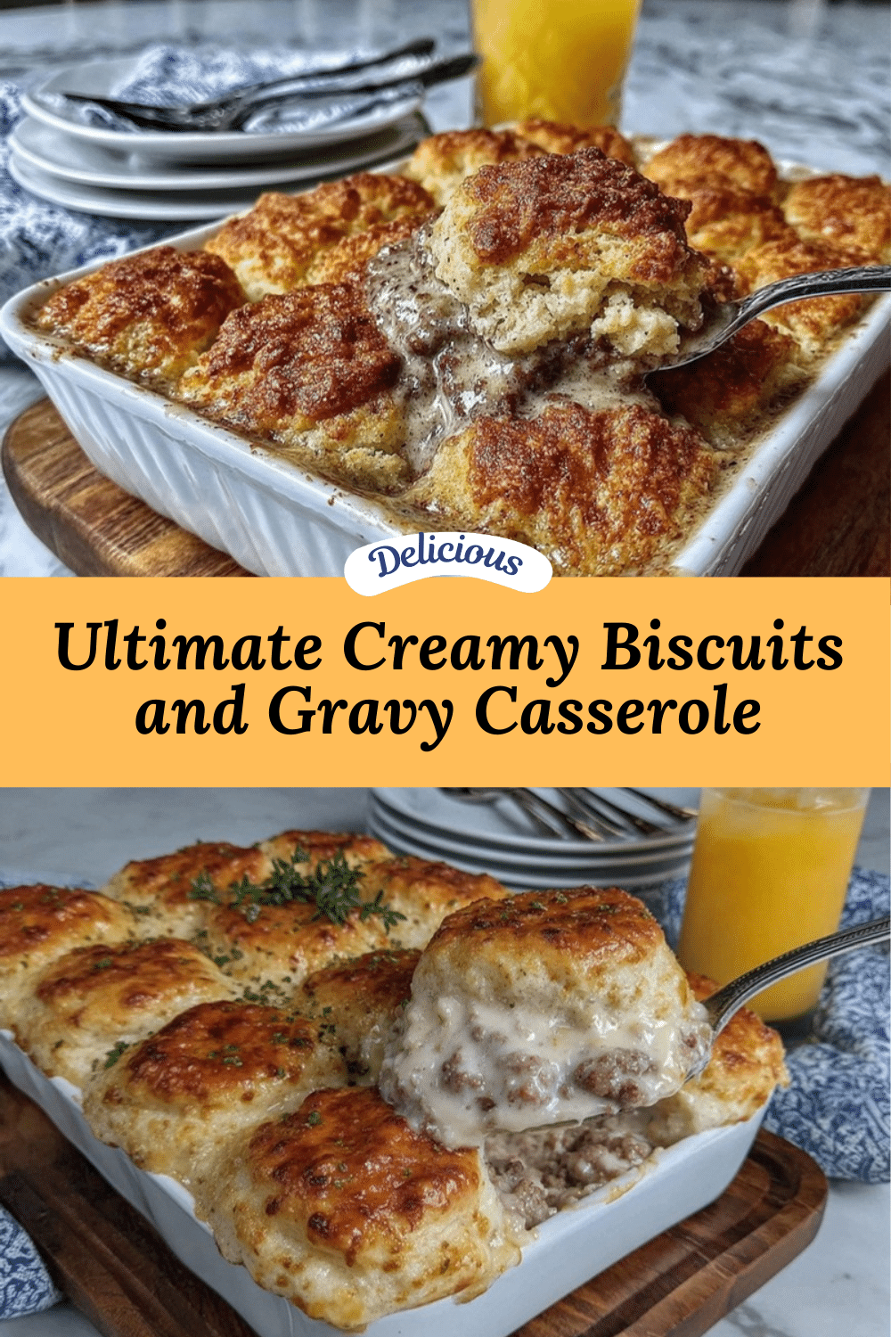 biscuits and gravy casserole recipe