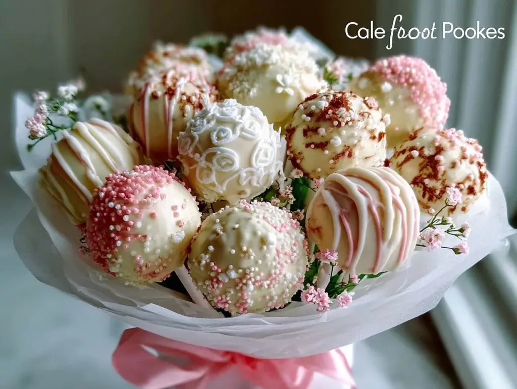 cake pop bouquet recipe - featured image