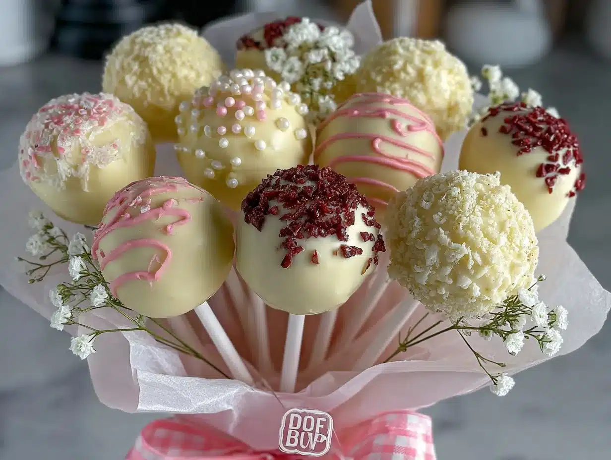 cake pop bouquet recipe preparation steps