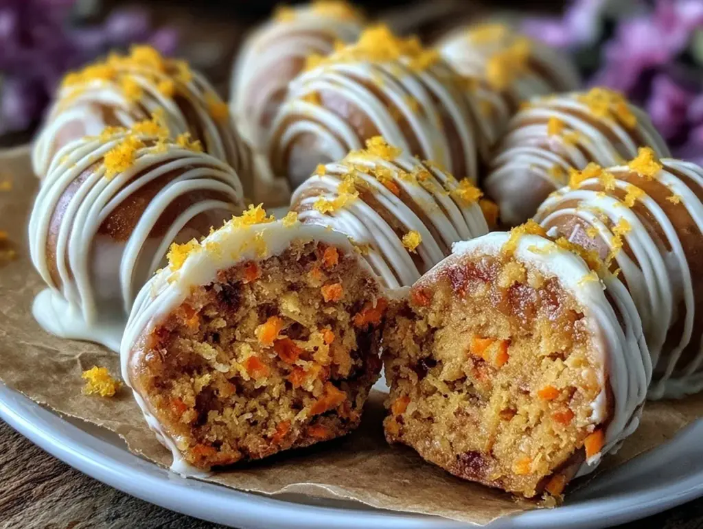 carrot cake cheesecake bites - featured image