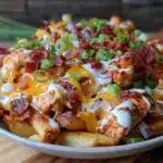chicken bacon ranch fries - featured image