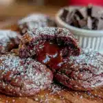 chocolate lava cookies - featured image