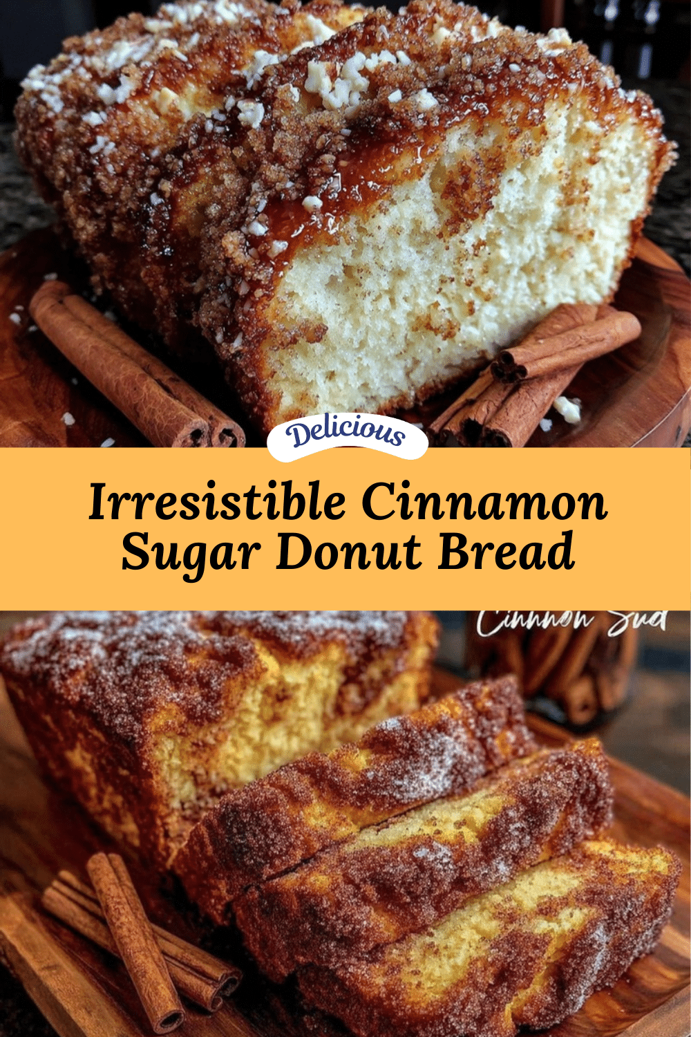 cinnamon sugar donut bread recipe