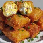 crab rangoon egg rolls - featured image