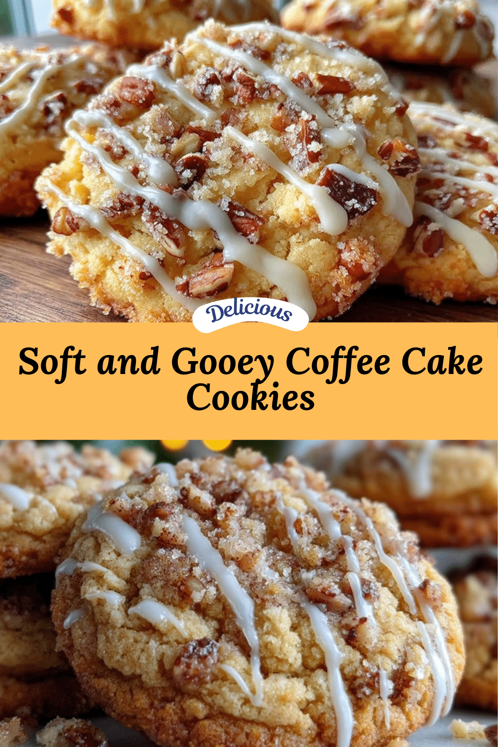 creamy coffee cake cookies recipe