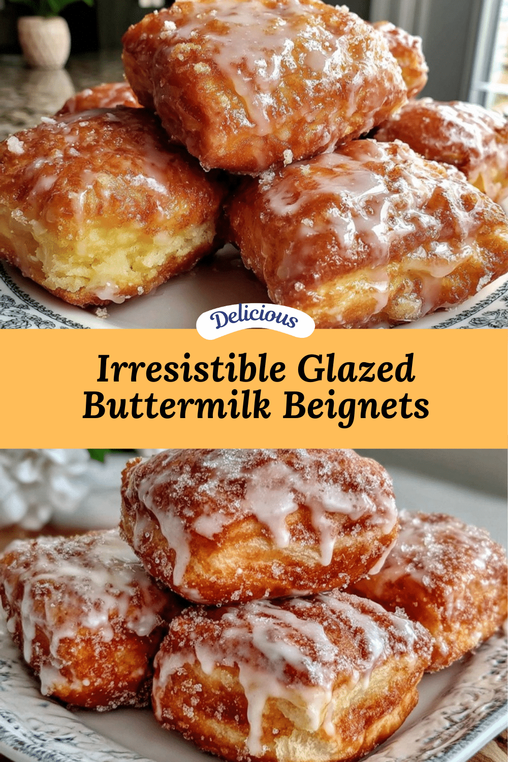 creamy glazed buttermilk beignets recipe