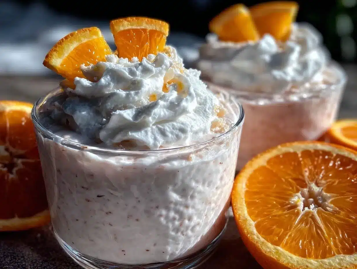 creamy orange creamsicle mousse preparation steps