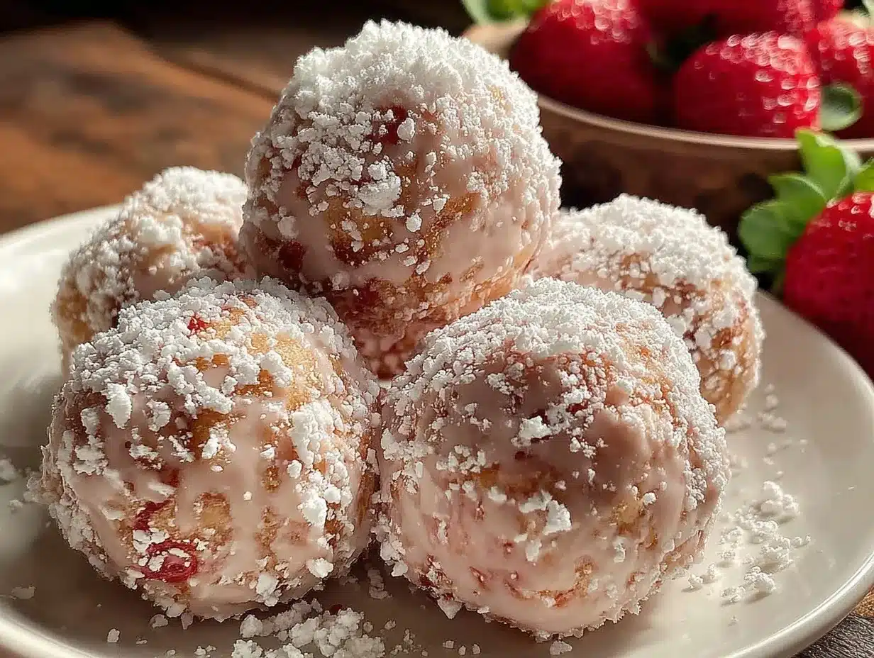 creamy strawberry truffles preparation steps
