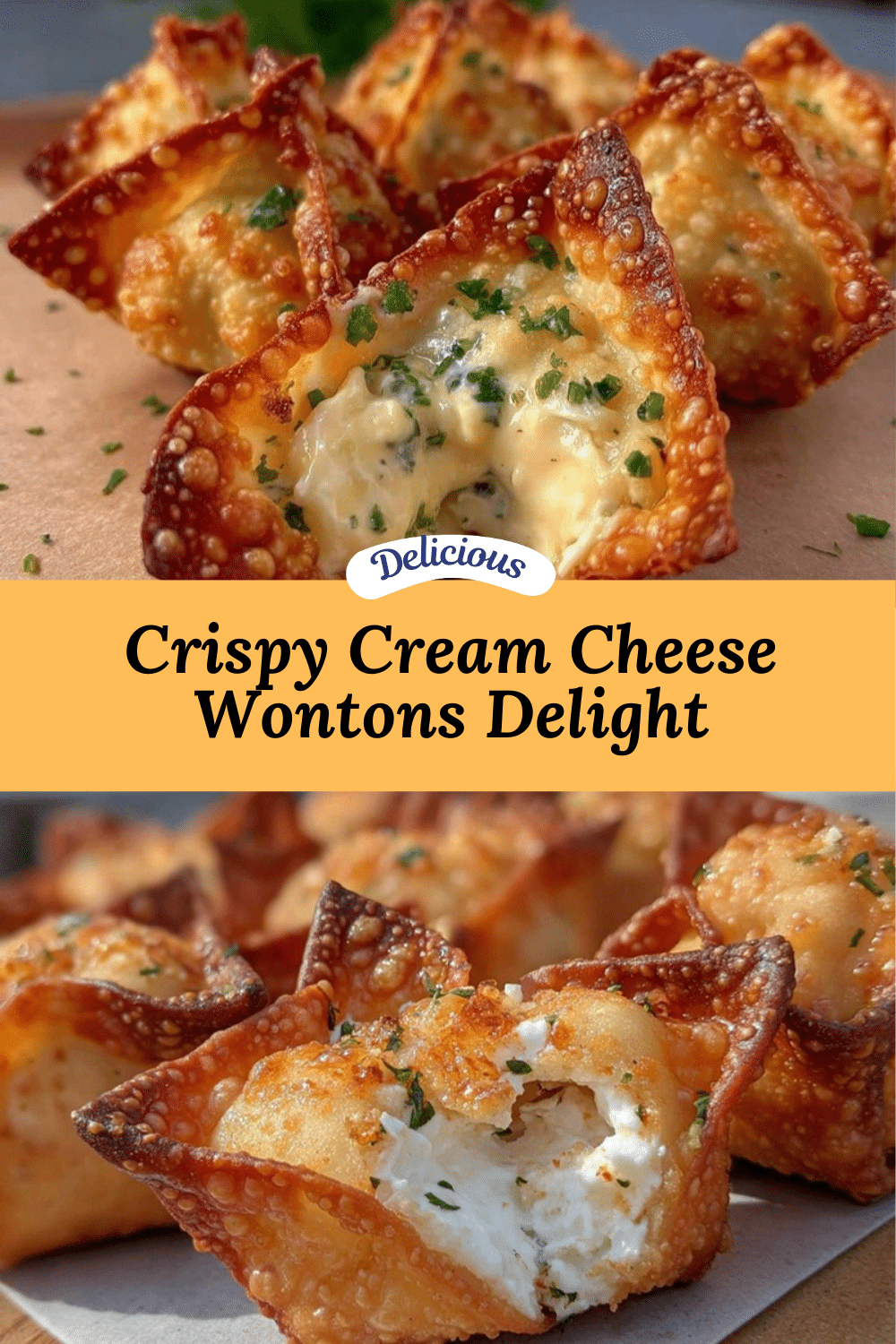 crispy cream cheese wontons recipe