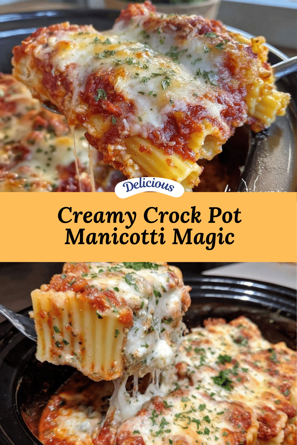 crock pot manicotti lasagna recipe