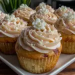 fluffy homemade vanilla cupcakes - featured image