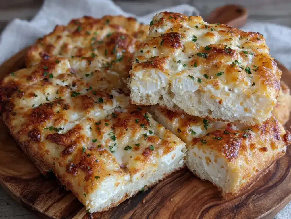 fresh cottage cheese flatbread - featured image