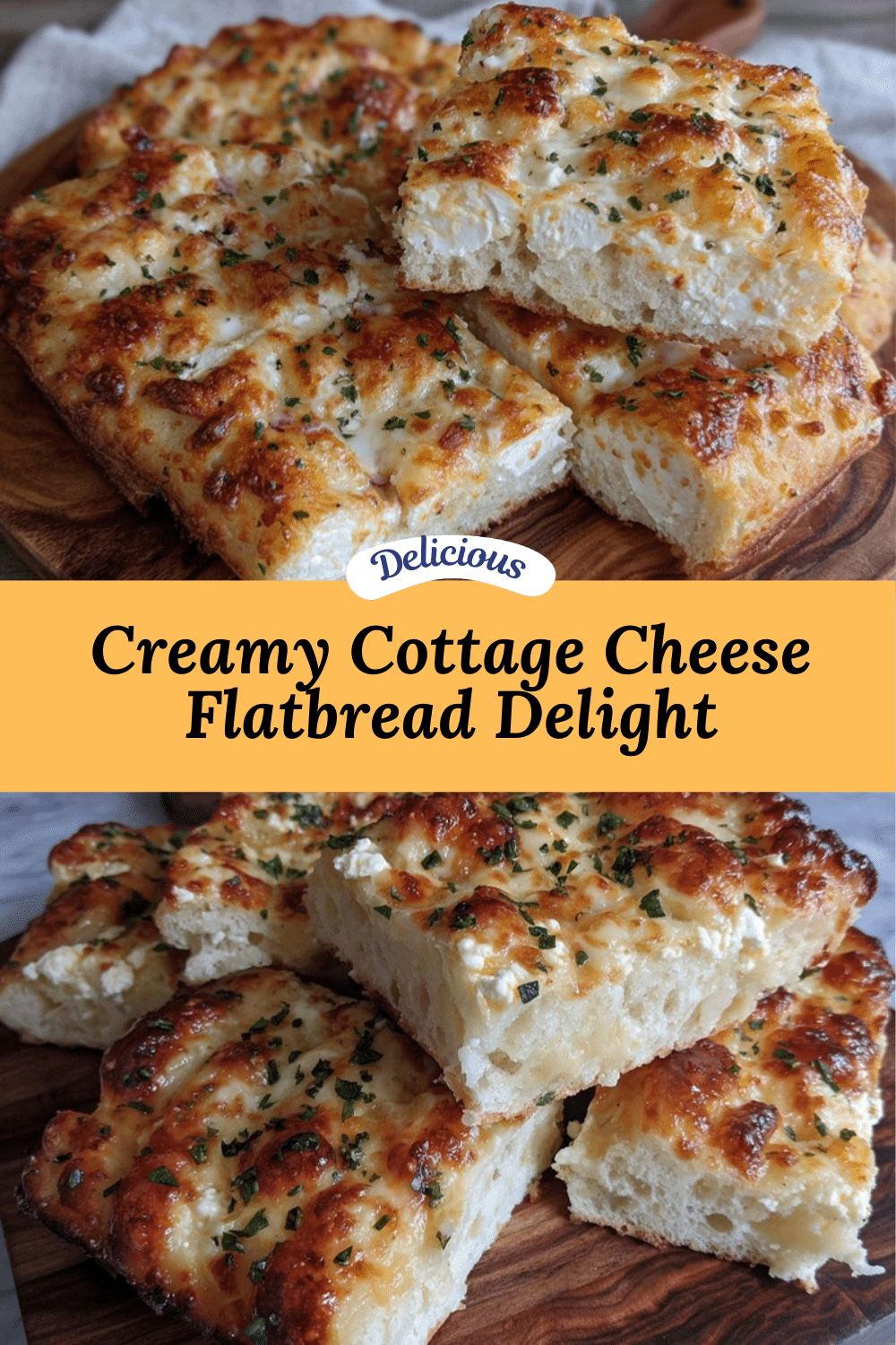 fresh cottage cheese flatbread recipe