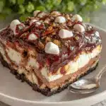 hot chocolate lasagna - featured image