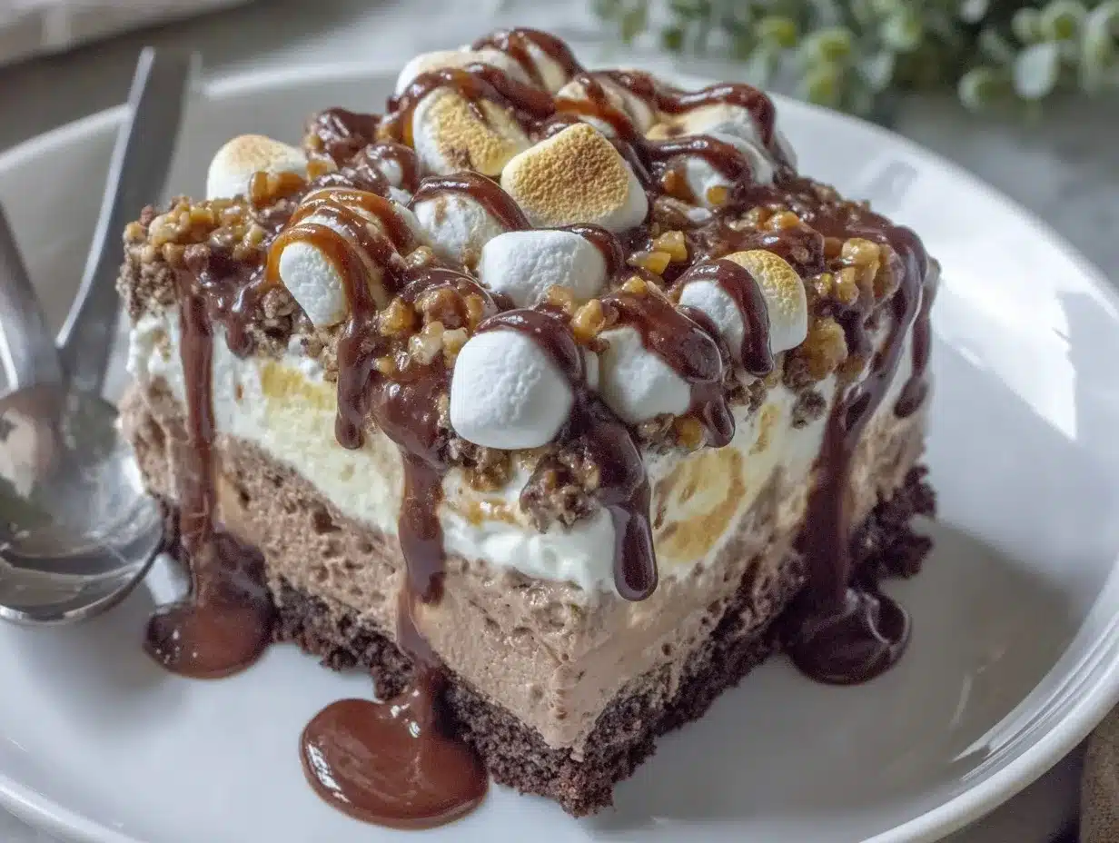 hot chocolate lasagna preparation steps