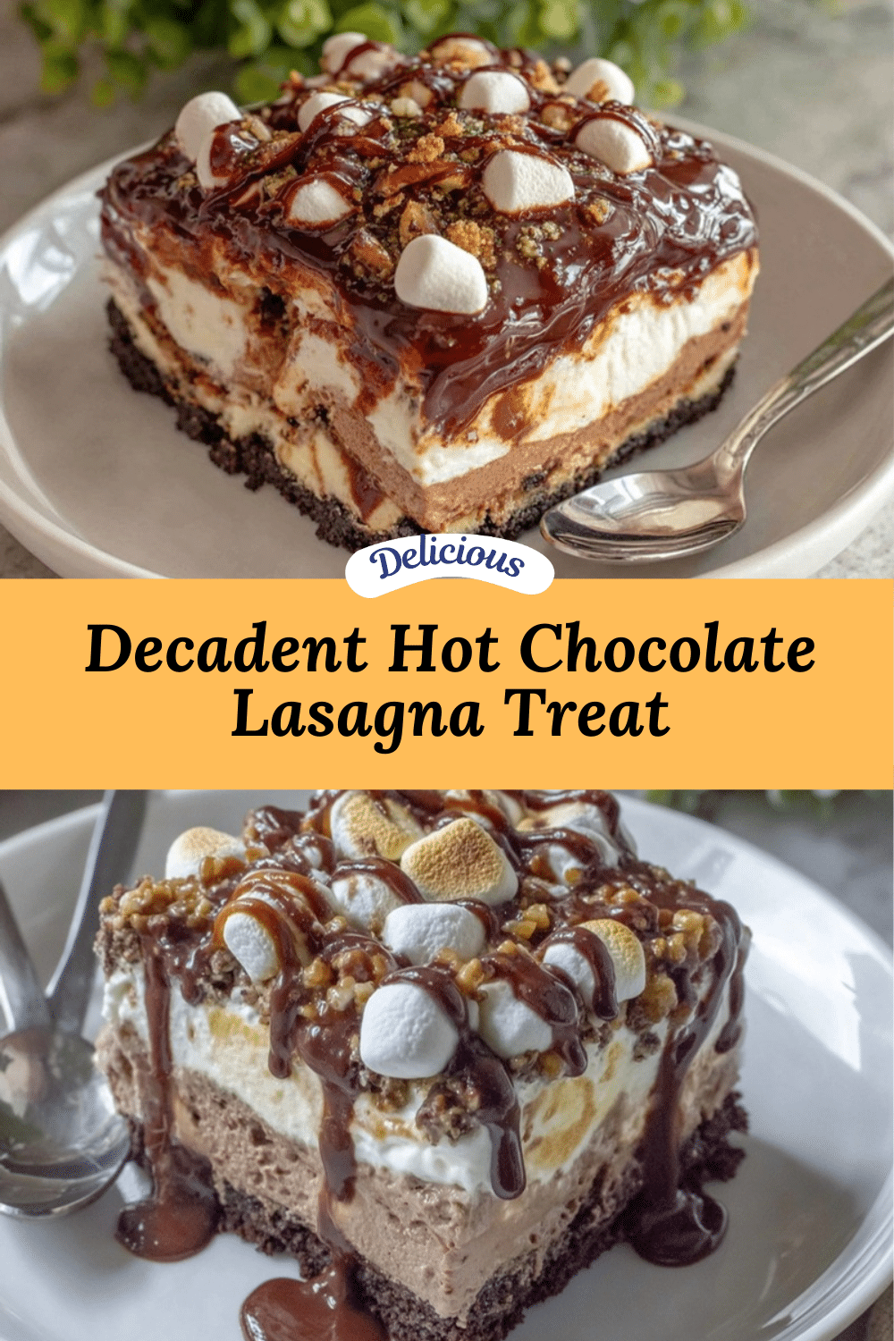 hot chocolate lasagna recipe