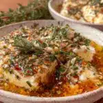 Mediterranean feta dipping oil - featured image