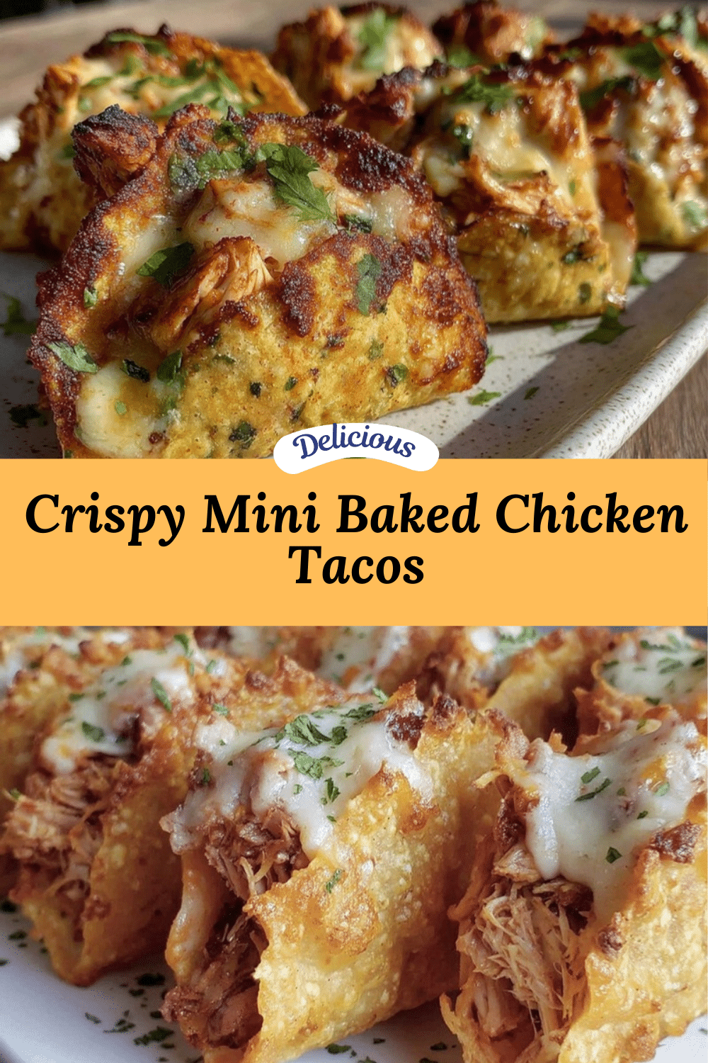 mini baked chicken tacos recipe