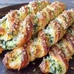 Parmesan and spinach cheese twists - featured image