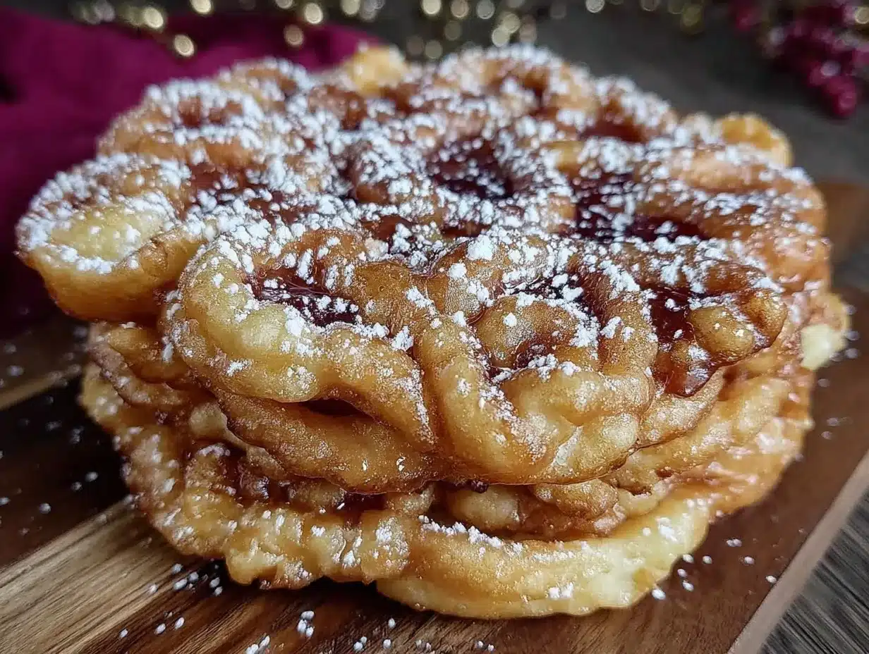 perfect homemade funnel cakes recipe preparation steps