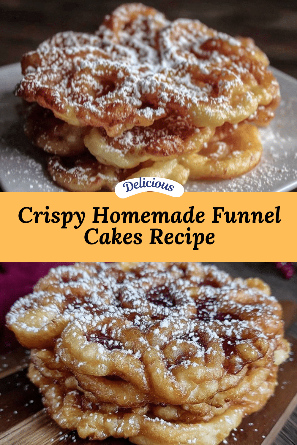 perfect homemade funnel cakes recipe recipe