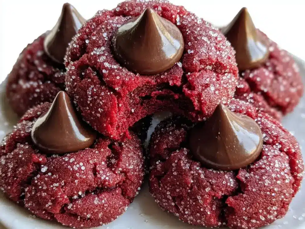perfect red velvet blossoms cookies - featured image