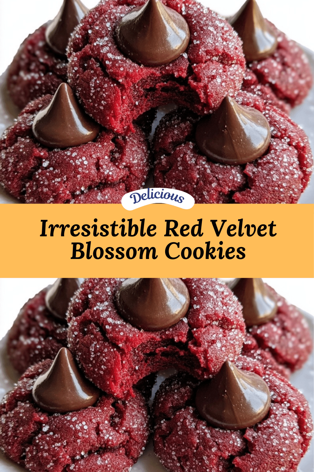 perfect red velvet blossoms cookies recipe