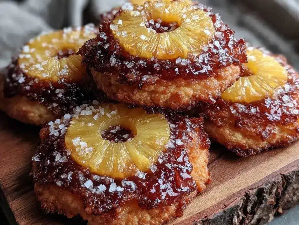 pineapple upside down sugar cookies - featured image