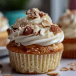savory almond amaretto cupcakes - featured image