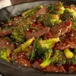 savory beef with broccoli recipe - featured image