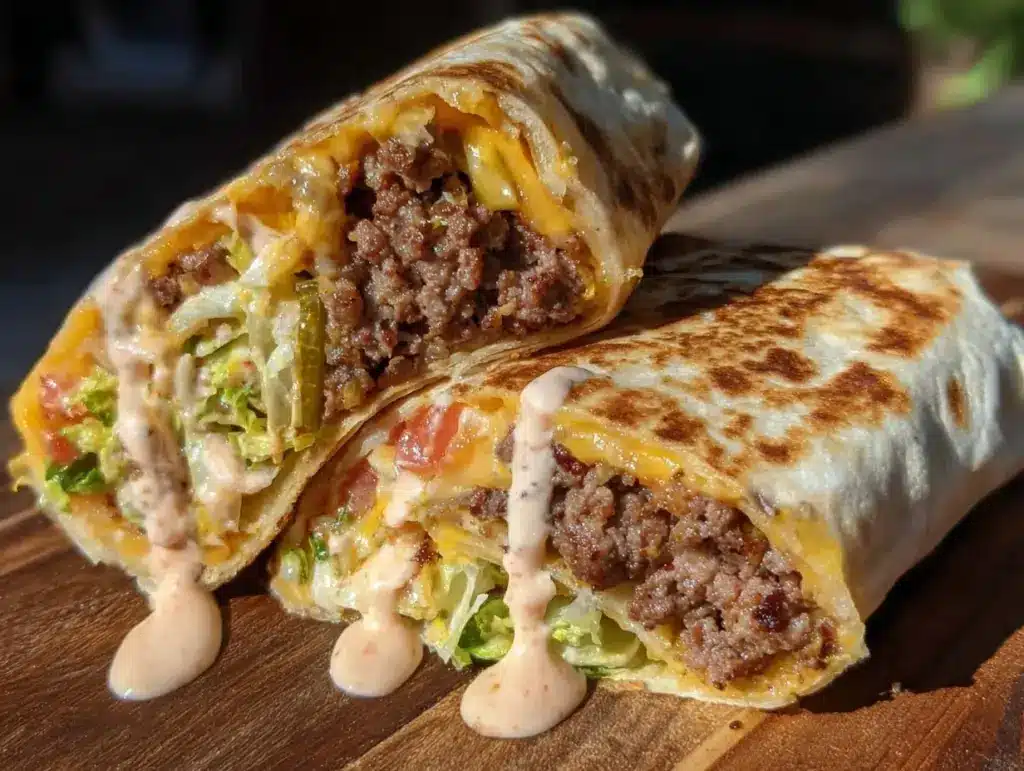 savory Big Mac wraps - featured image