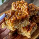 savory biscoff rice krispies treats - featured image