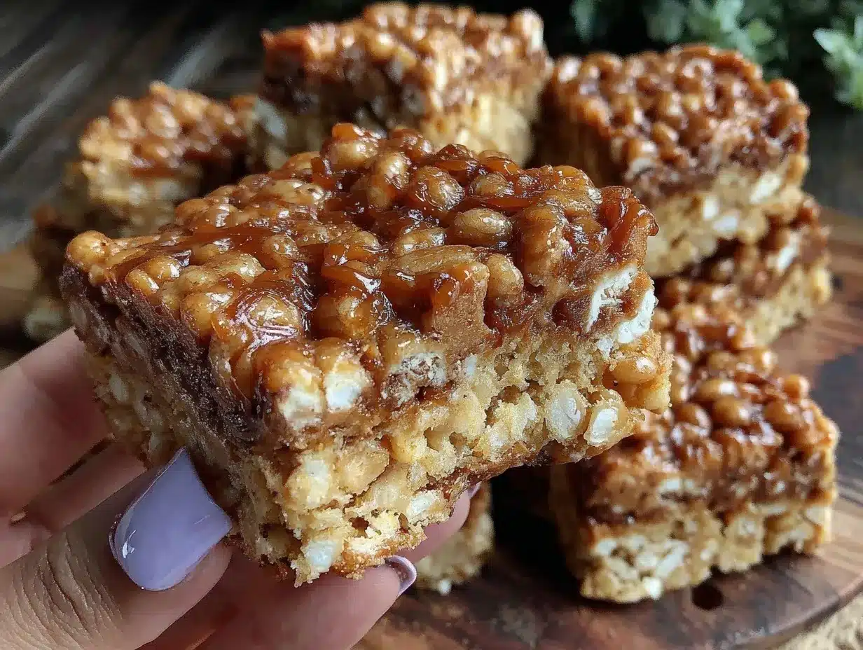 savory biscoff rice krispies treats preparation steps