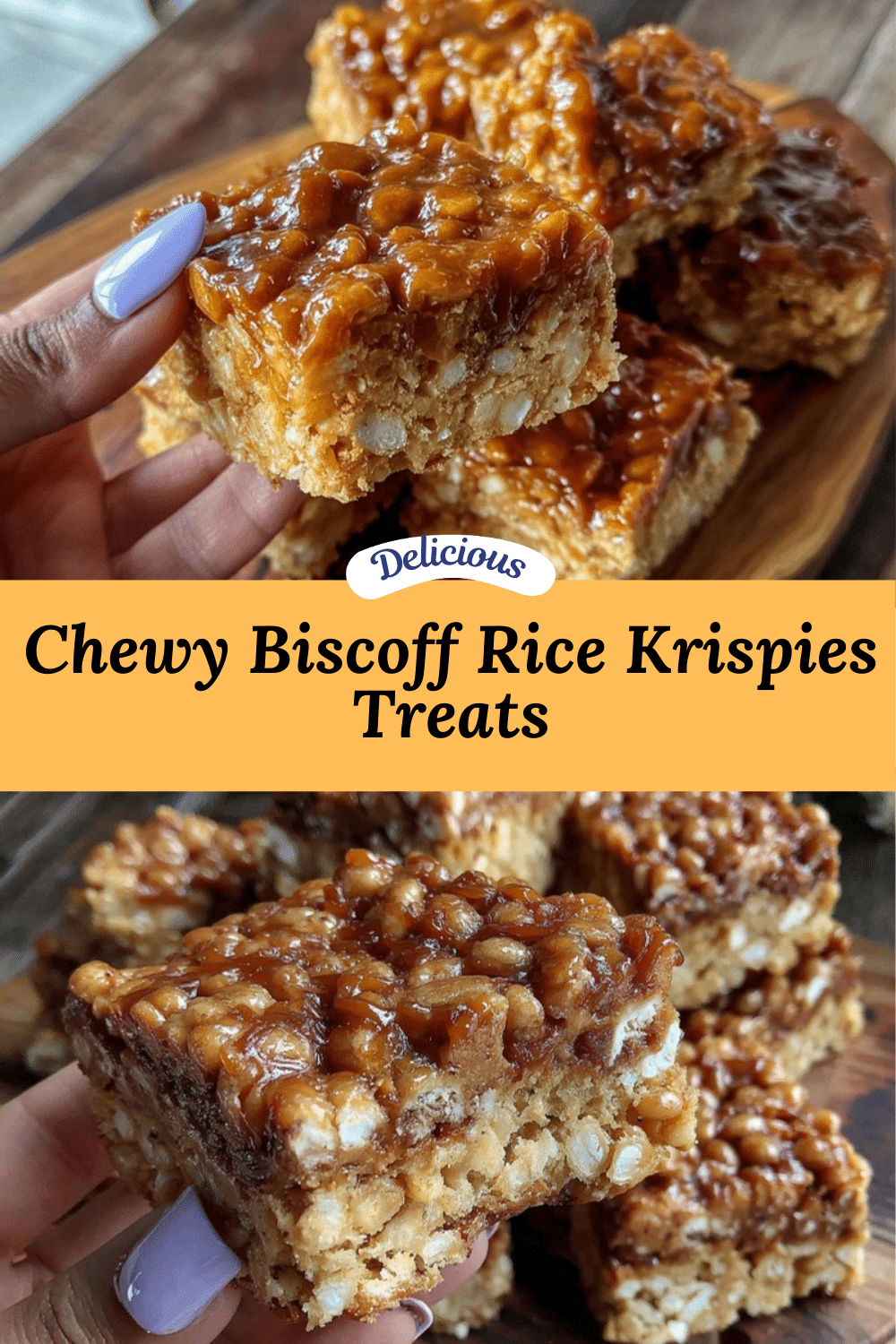 savory biscoff rice krispies treats recipe