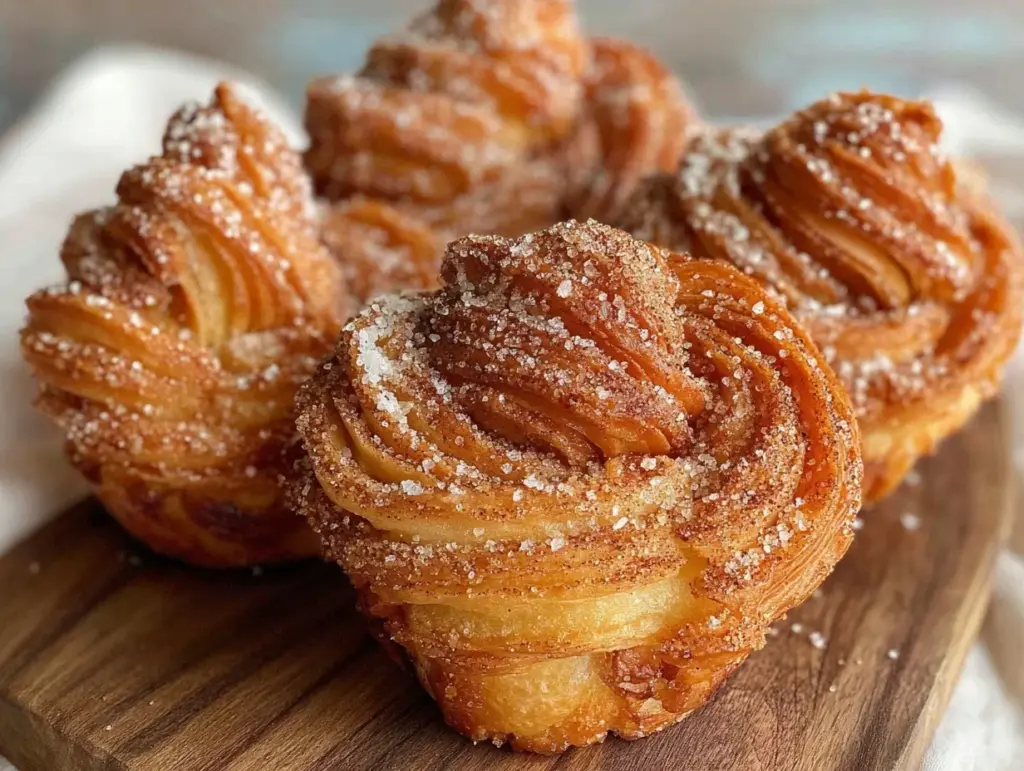 savory churro cruffins recipe - featured image