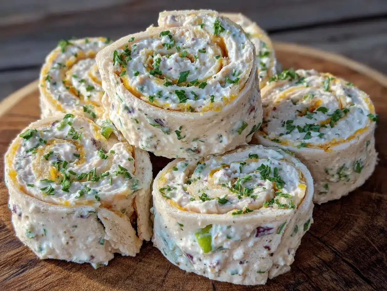 savory dill pickle pinwheels preparation steps