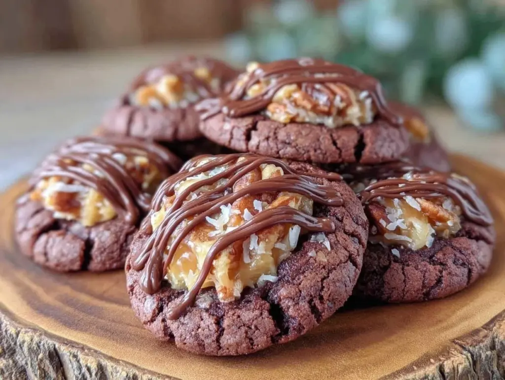 savory german chocolate cookies - featured image