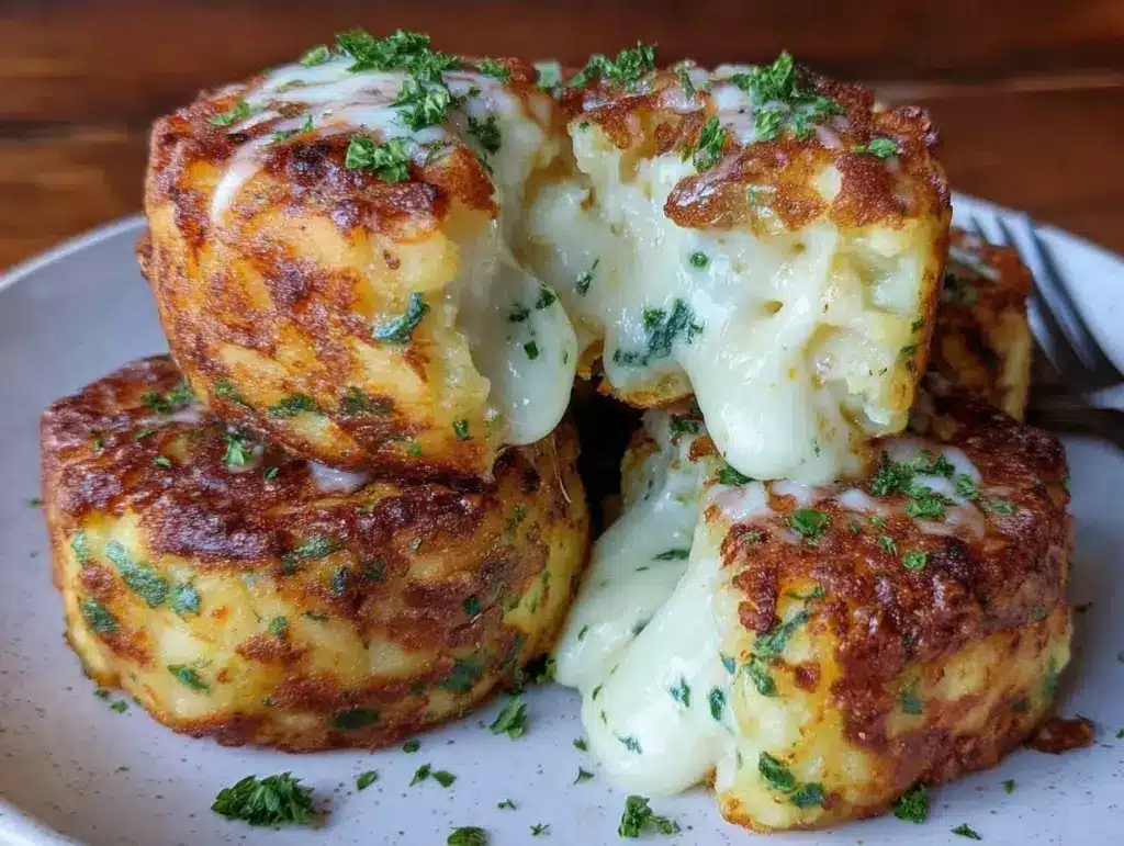 savory mashed potato puff bites - featured image