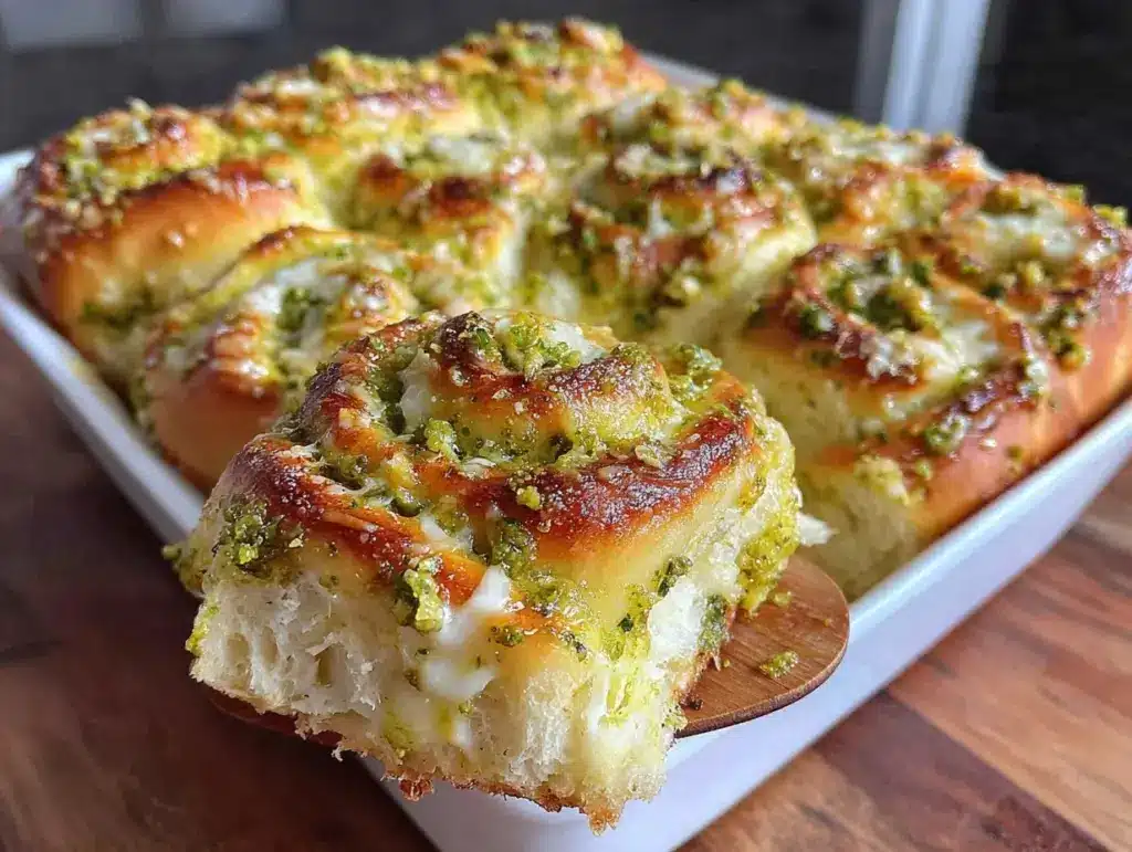 savory pesto rolls - featured image