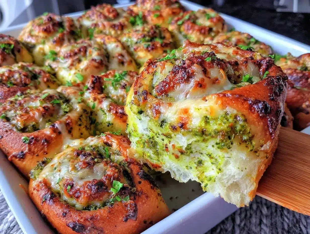 savory pesto rolls preparation steps