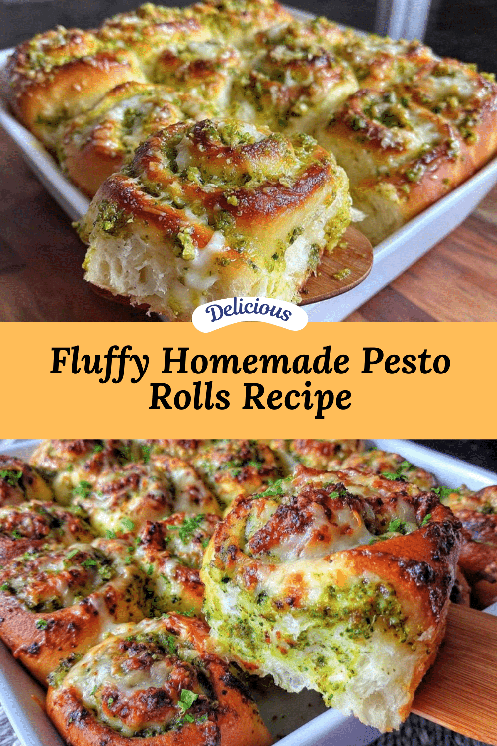 savory pesto rolls recipe