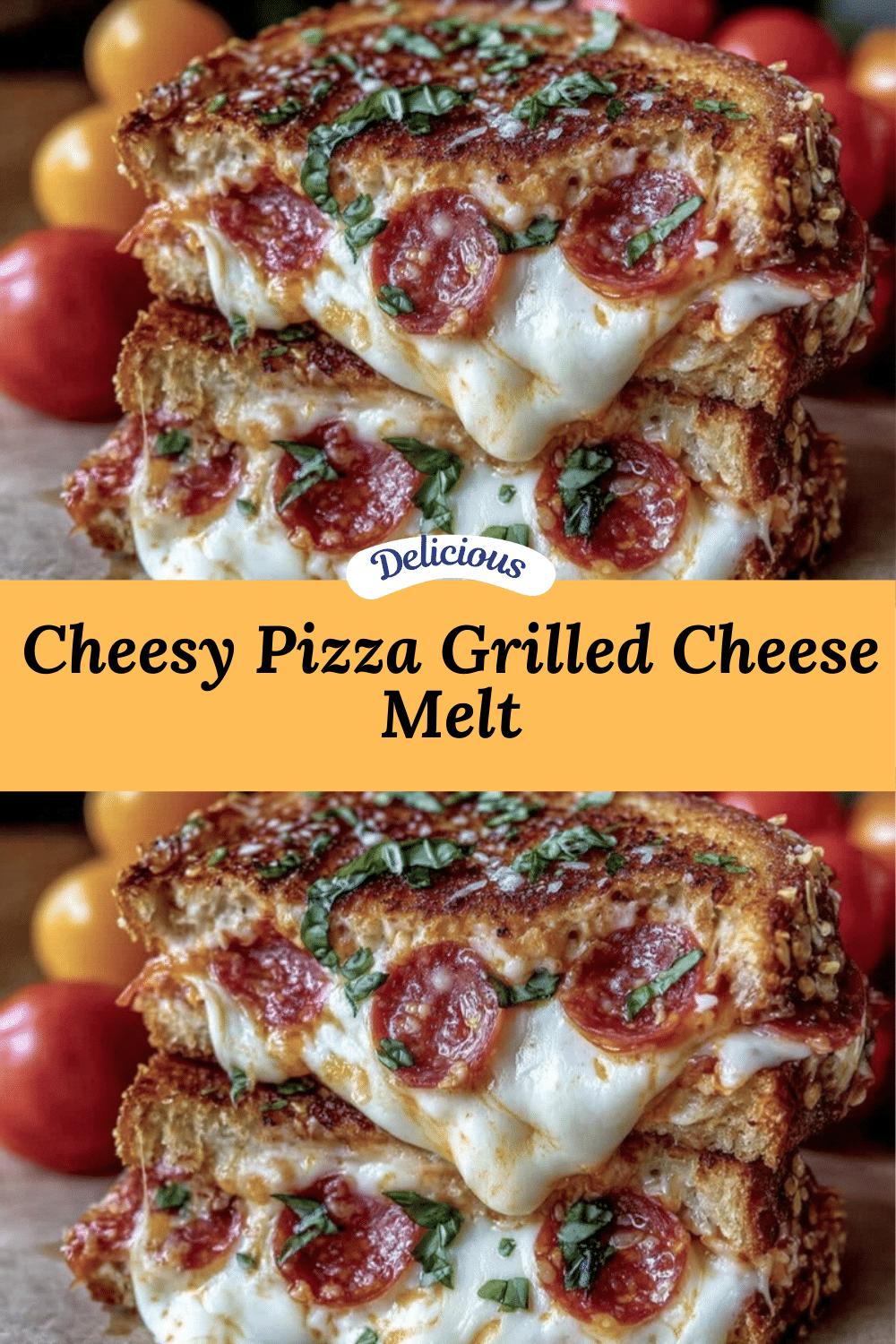 savory pizza grilled cheese sandwich recipe