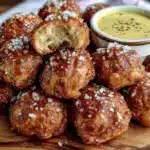 soft pretzel bites recipe no yeast - featured image