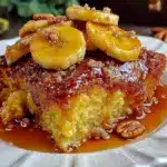 southern banana cobbler recipe - featured image