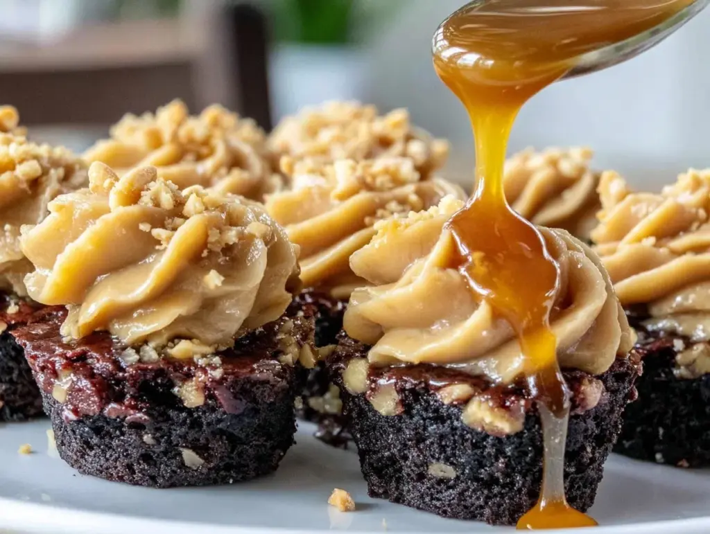 Ultimate Snickers Brownie Bites - featured image