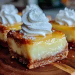 vanilla custard cream squares - featured image