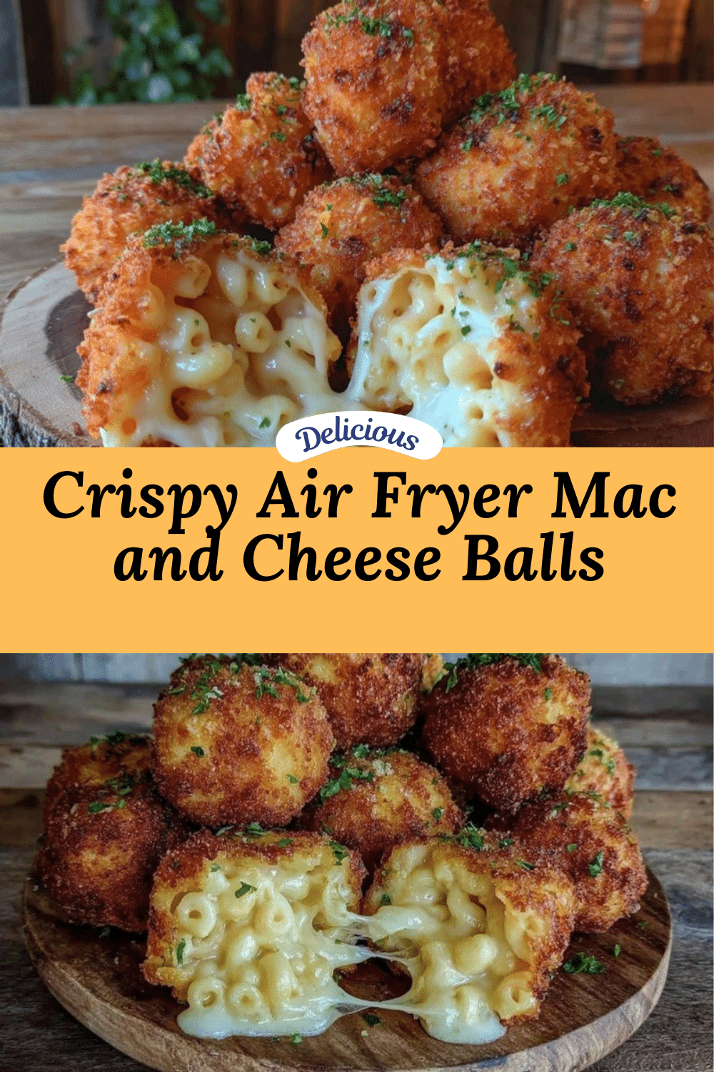 air fryer fried macaroni and cheese balls recipe